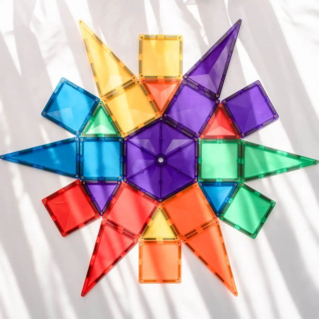 Mega Pack de tuiles magnétiques Arc-en-ciel (212 pcs) - Jeux de construction by Connetix
