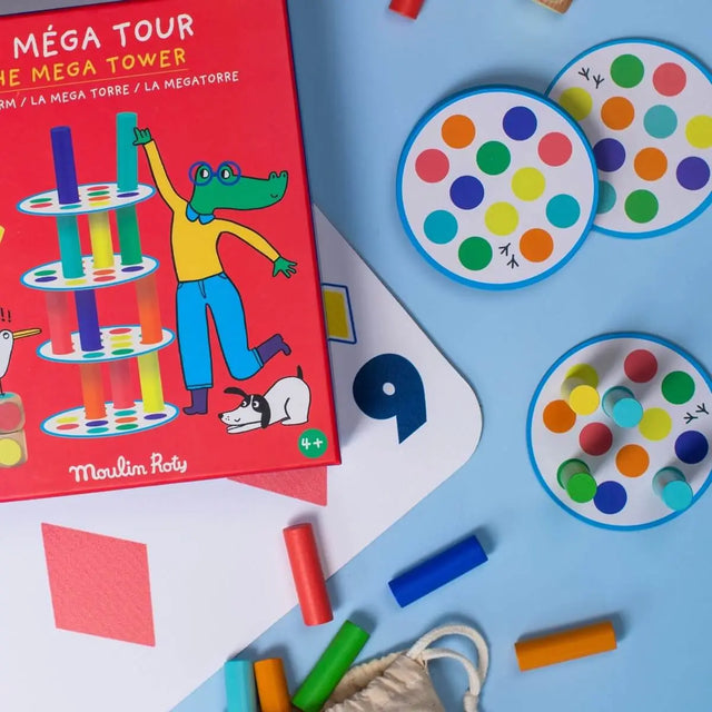 Méga Tour les Loufoques - Jeux d'adresse by Moulin Roty