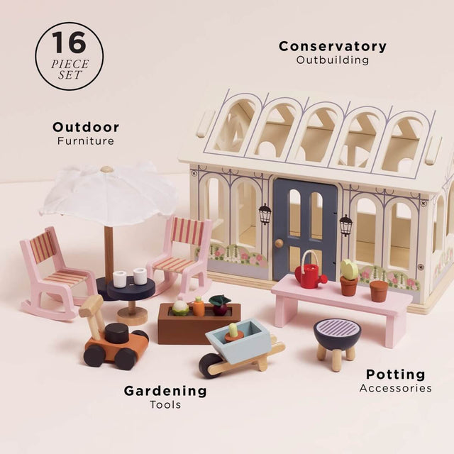 Mobilier d'extérieur et potager pour maison de poupées - Accessoires de maison de poupées by Le Toy Van