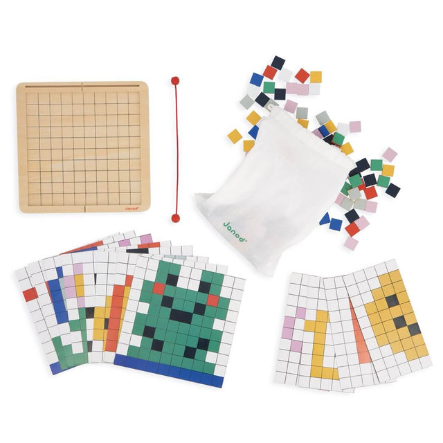 Mosaïque symétrie et codage - Jeux éducatifs by Janod