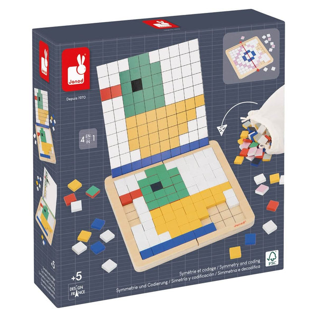 Mosaïque symétrie et codage - Jeux éducatifs by Janod