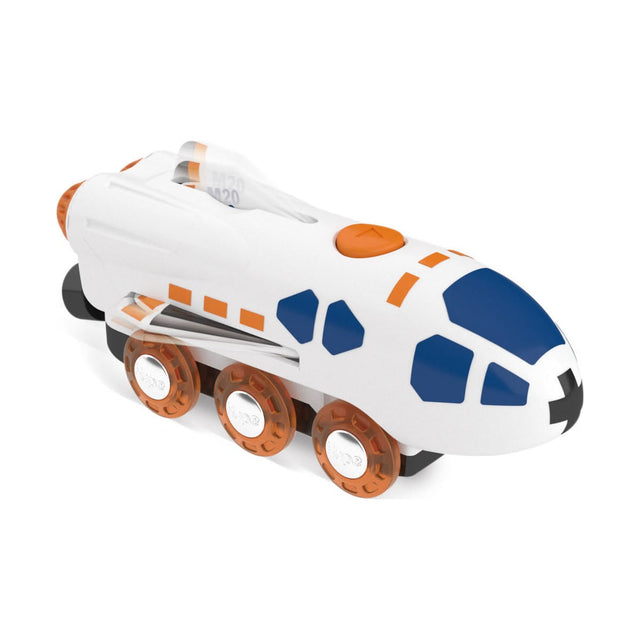 Navette spatiale et train 2 en 1 - Véhicules de jeu by Hape