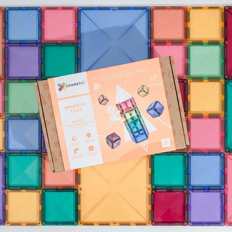 Pack d'extension carrés Pastel (40 pcs) - Jeux de construction by Connetix