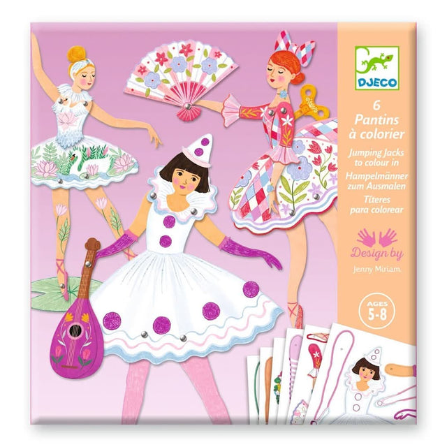 Pantins à colorier - Tutus - Art & bricolage by Djeco