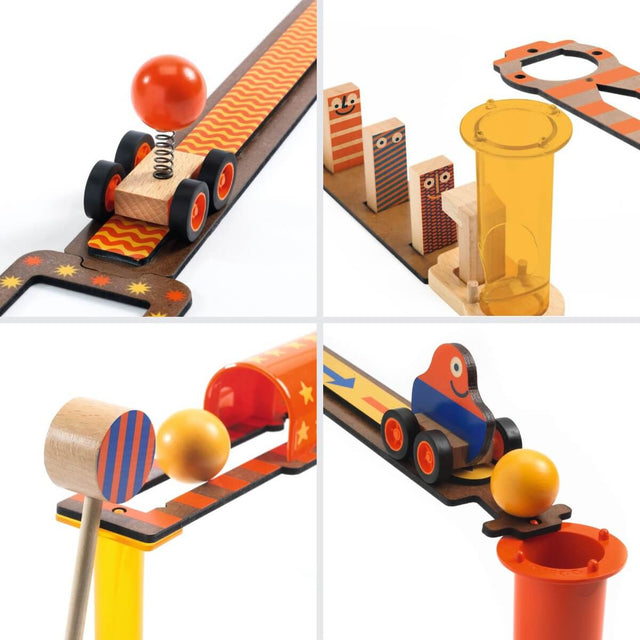 Parcours de course Zig & Go Jr - Magic (43 pcs) - Jeux de construction by Djeco