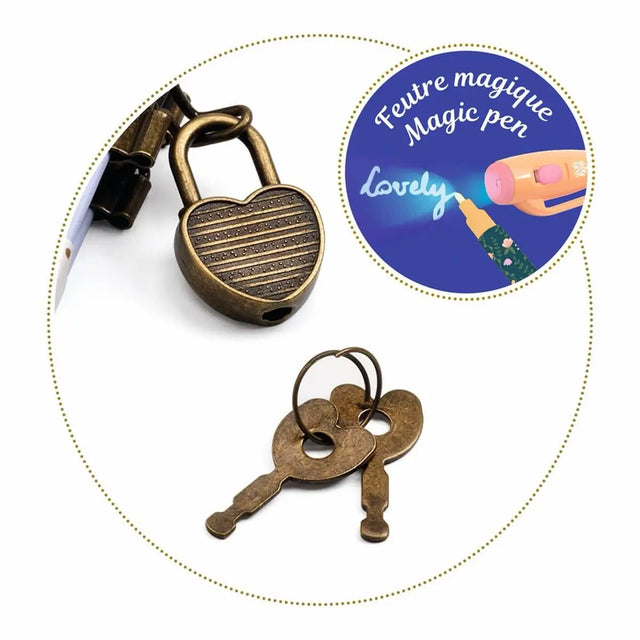 Petit carnet secret & feutre magique Kendra - Art & bricolage by Djeco