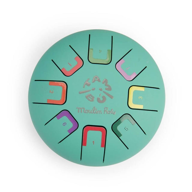 Petit tambour à languettes Dans la Jungle (6") - Jouets musicaux by Moulin Roty