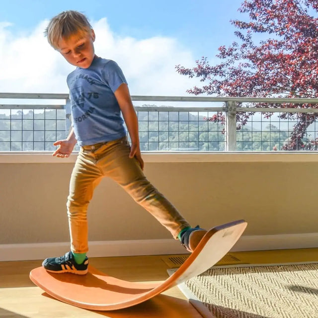 Planche d'équilibre Kinderboard - Bambou - Jeu actif by Kinderfeets