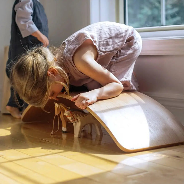Planche d'équilibre Kinderboard - Naturel - Jeu actif by Kinderfeets
