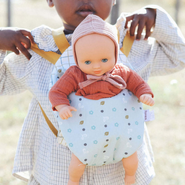 Porte-bébé de poupée Pomea - Blue Gray - Accessoires poupée by Djeco