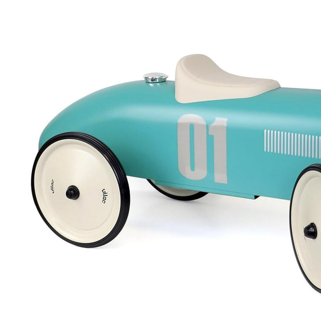 Porteur voiture en métal rétro - Aqua - Porteurs by Vilac