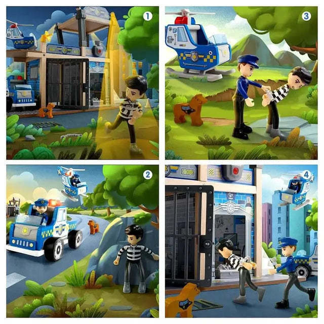 Poste de police métropolitain - Ensembles de jeu by Hape