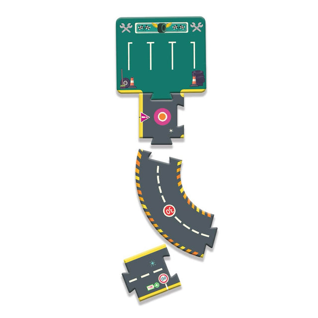 Puzzle circuit géant Crazy Motors (26 pcs) - Casse-têtes by Djeco