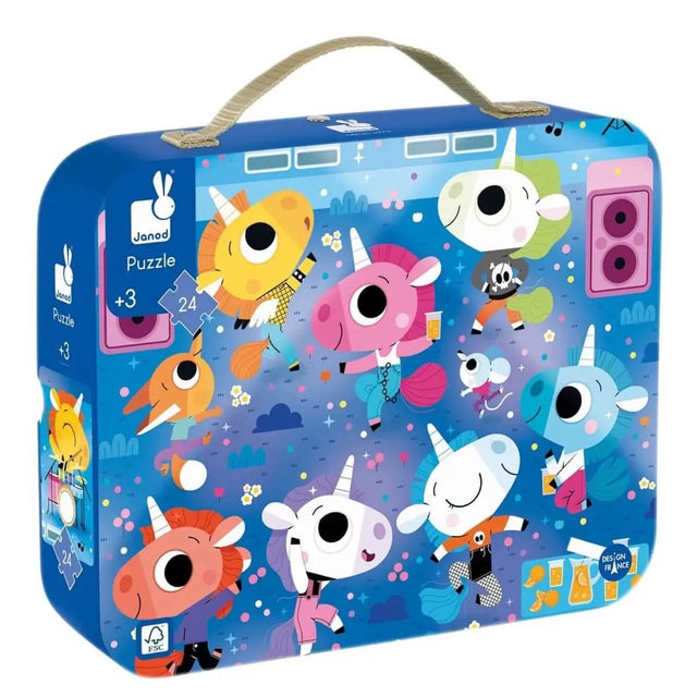 Puzzle Concert Rock des licornes (24 pcs) - Casse-têtes by Janod