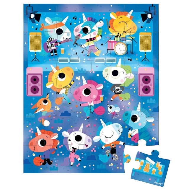 Puzzle Concert Rock des licornes (24 pcs) - Casse-têtes by Janod