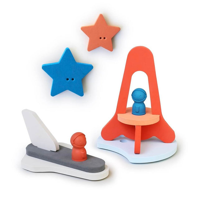 Puzzle de bain 3D - Expédition vers la Lune - Jouets de bain by Quut