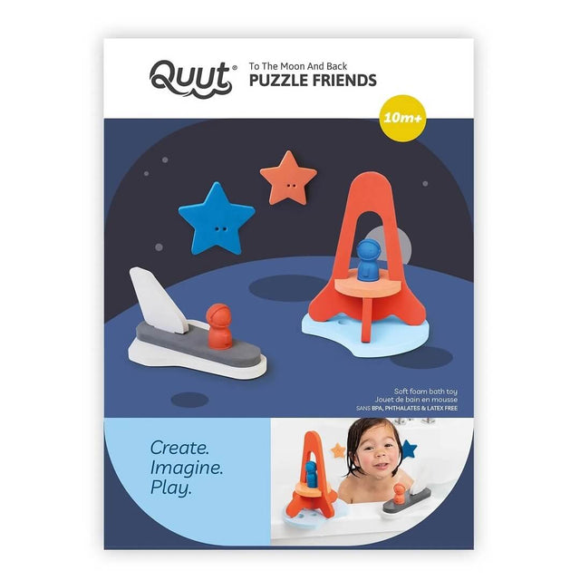 Puzzle de bain 3D - Expédition vers la Lune - Jouets de bain by Quut