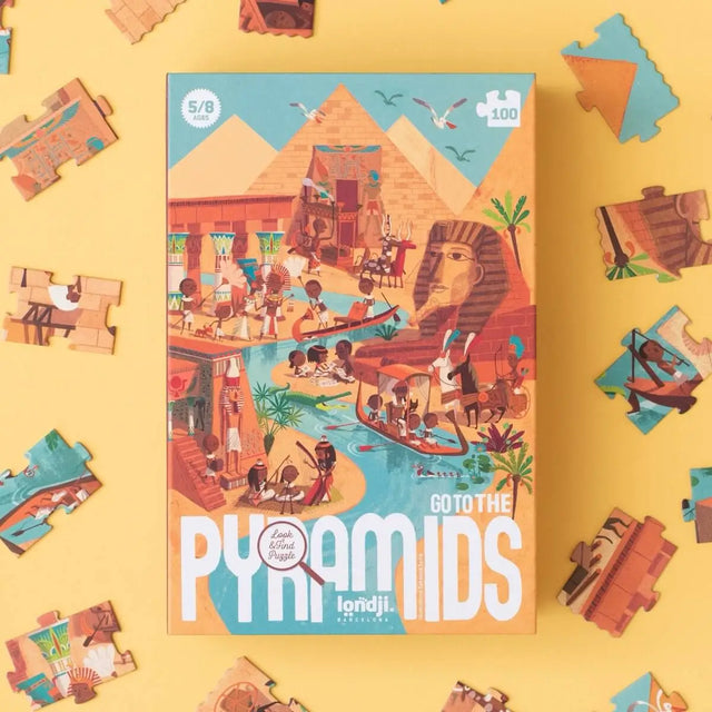 Puzzle d'observation - Allons aux Pyramides (100 pcs) - Casse-têtes by Londji