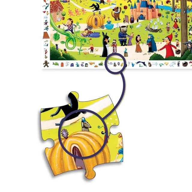 Puzzle d'observation - Contes (54 pcs) - Casse-têtes by Djeco