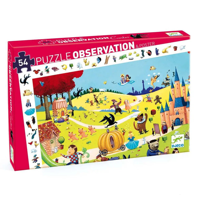 Puzzle d'observation - Contes (54 pcs) - Casse-têtes by Djeco