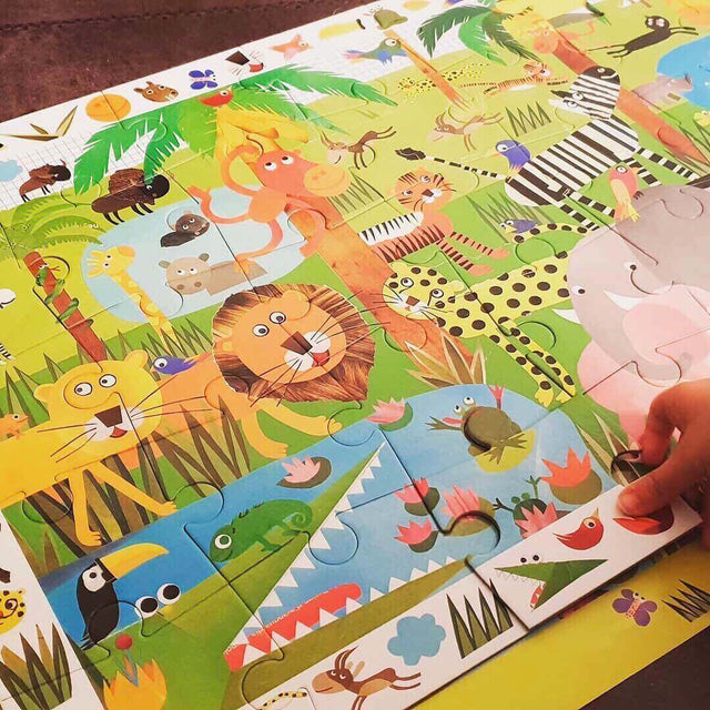 Puzzle d'observation - Jungle (35 pcs) - Casse-têtes by Djeco