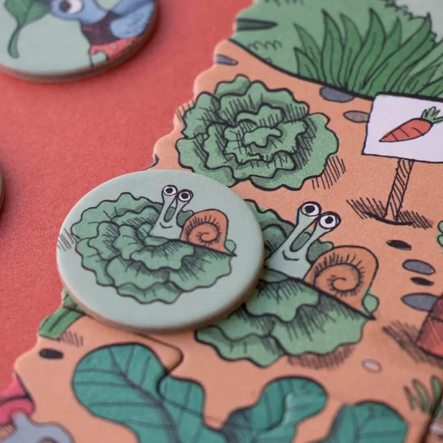 Puzzle d'observation Le Jardin du Lapin (24 pcs) - Casse-têtes by Londji