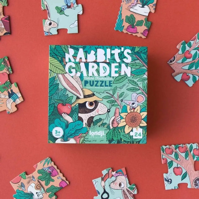 Puzzle d'observation Le Jardin du Lapin (24 pcs) - Casse-têtes by Londji