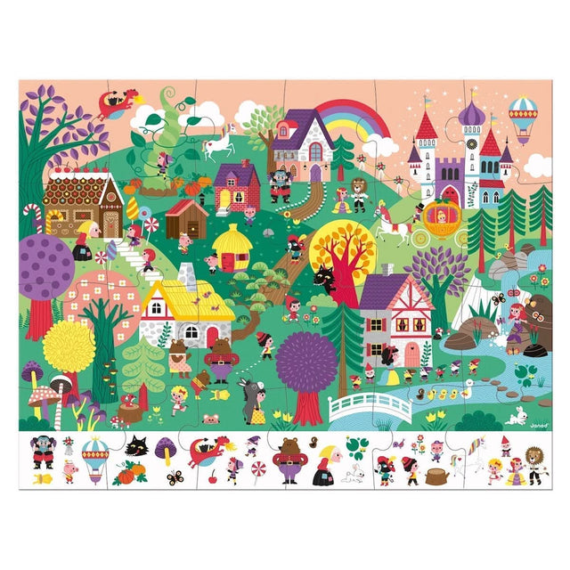 Puzzle d'observation - Les contes (24 pcs) - Casse-têtes by Janod