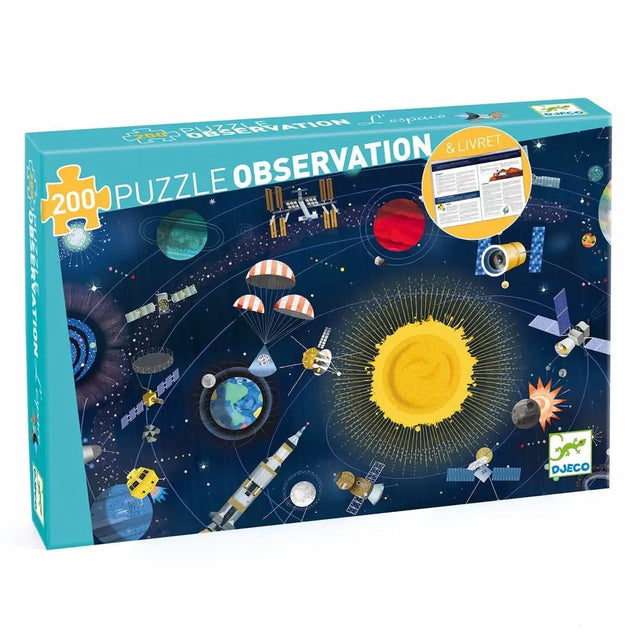 Puzzle d'observation - L'espace (200 pcs) - Casse-têtes by Djeco