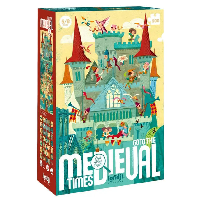 Puzzle d'observation - Voyage au Moyen Âge (100 pcs) - Casse-têtes by Londji