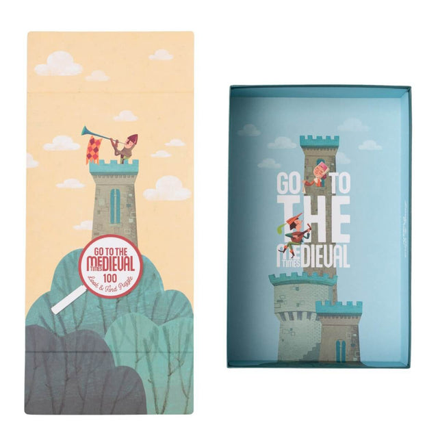 Puzzle d'observation - Voyage au Moyen Âge (100 pcs) - Casse-têtes by Londji