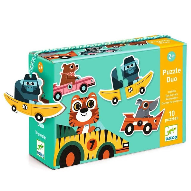 Puzzle duo - Bolides (10 x 2 pcs) - Casse-têtes by Djeco