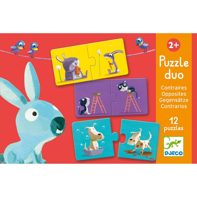 Puzzle duo - Contraires - Casse-têtes by Djeco