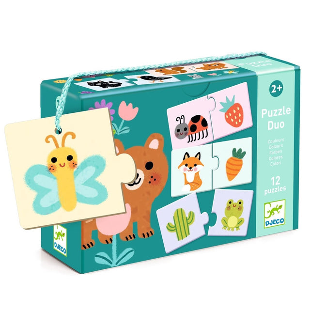 Puzzle Duo - Couleurs (12x2 pcs) - Casse-têtes by Djeco