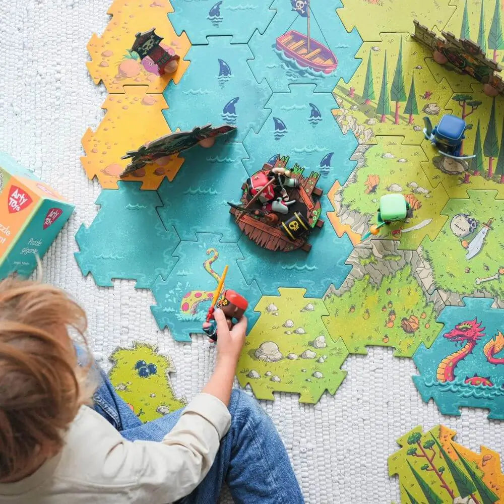 Puzzle géant champ de bataille Arty Toys (30 pcs) – Comme des Pirates