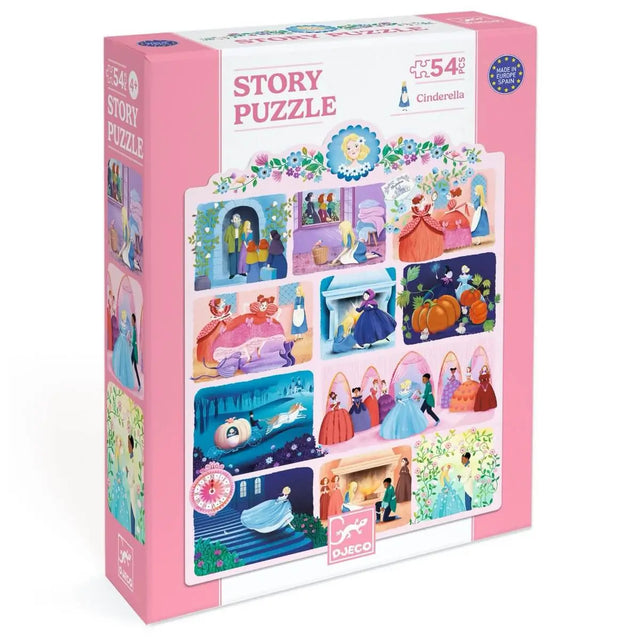 Puzzle histoire Cendrillon (54 pcs) - Casse-têtes by Djeco