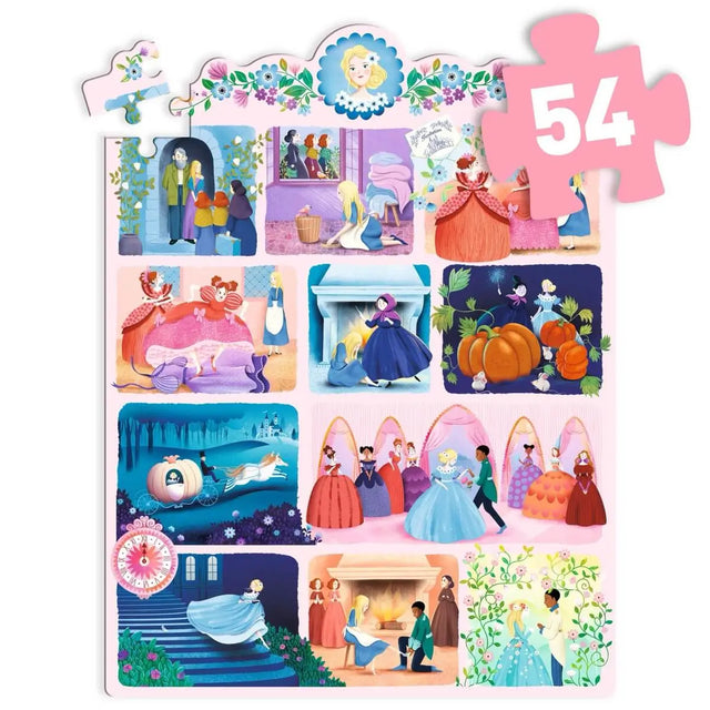 Puzzle histoire Cendrillon (54 pcs) - Casse-têtes by Djeco