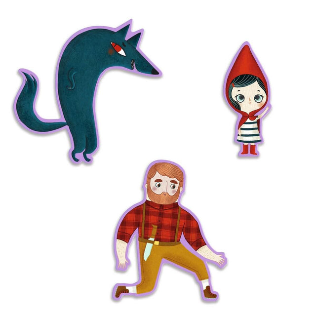 Puzzle histoire - Petit chaperon rouge (35 pcs) - Casse-têtes by Djeco