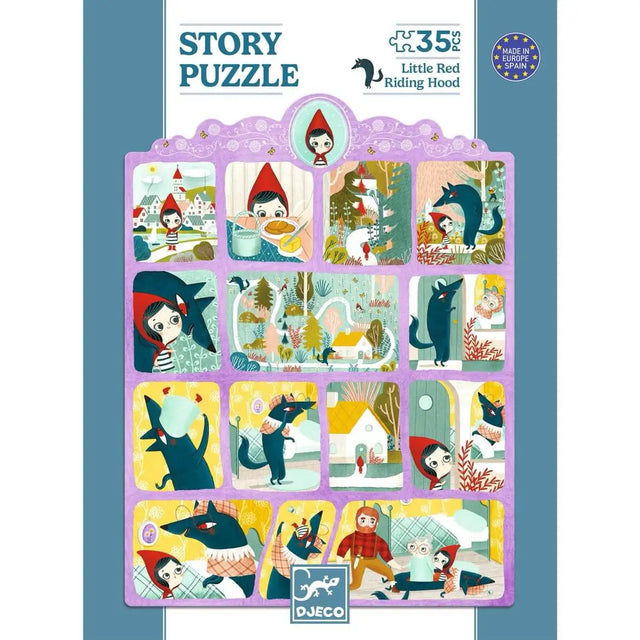 Puzzle histoire - Petit chaperon rouge (35 pcs) - Casse-têtes by Djeco