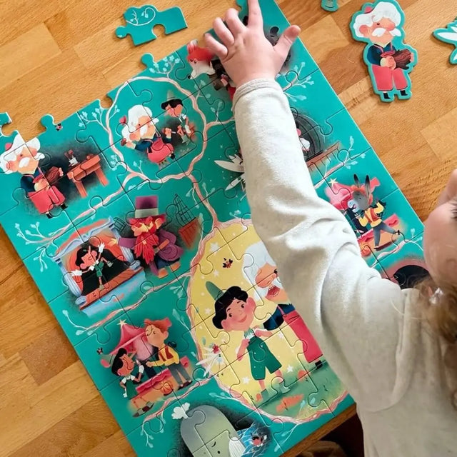 Puzzle histoire - Pinocchio (54 pcs) - Casse-têtes by Djeco