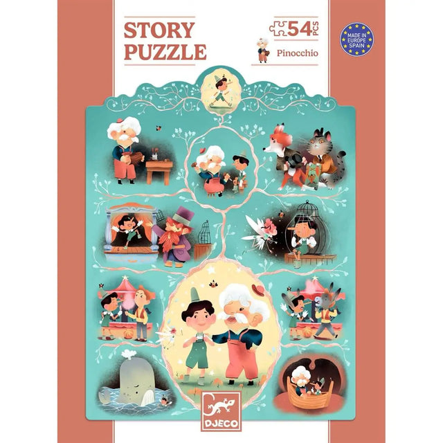 Puzzle histoire - Pinocchio (54 pcs) - Casse-têtes by Djeco