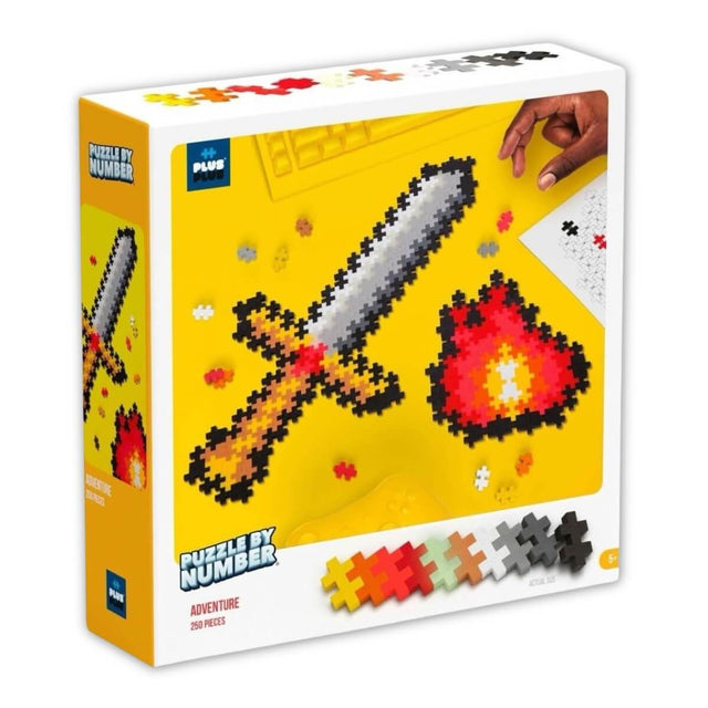 Puzzle par numéro - Aventure (250 pcs) - Jeux d'assemblage by Plus-Plus
