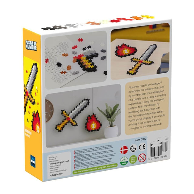 Puzzle par numéro - Aventure (250 pcs) - Jeux d'assemblage by Plus-Plus