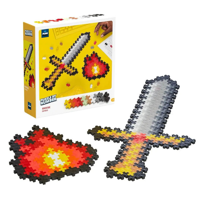 Puzzle par numéro - Aventure (250 pcs) - Jeux d'assemblage by Plus-Plus