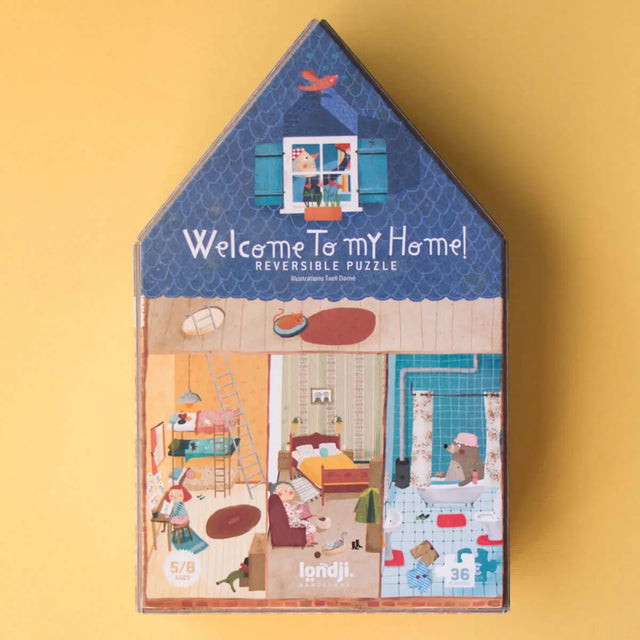 Puzzle reversible - Bienvenue chez moi (36 pcs) - Casse-têtes by Londji