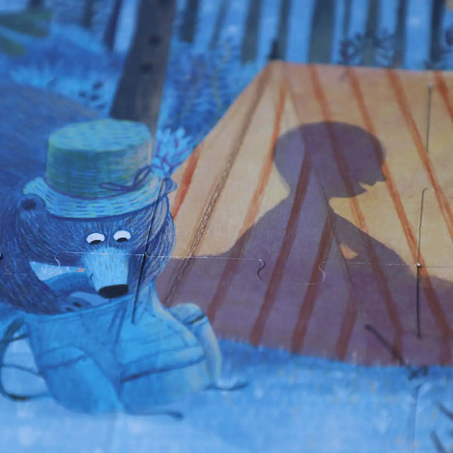 Puzzle réversible - Nuit & jour dans la forêt (54 pcs) - Casse-têtes by Londji