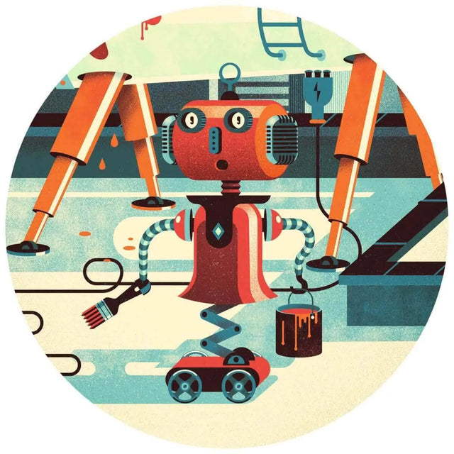 Puzzle silhouette - Bob le robot (36 pcs) - Casse-têtes by Djeco