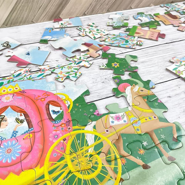Silhouette puzzle - Elise's carriage (54 pcs)