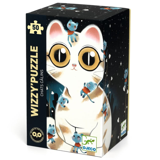 Puzzle Wizzy - Chats câlins (50 pcs) - Casse-têtes by Djeco