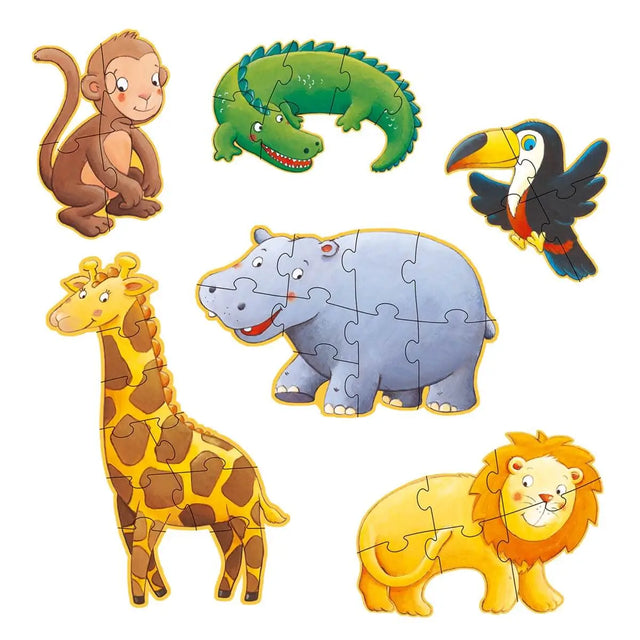 Puzzles géants - Ouistiti et ses amis (4 à 9 pcs) - Casse-têtes by Djeco